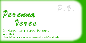 perenna veres business card